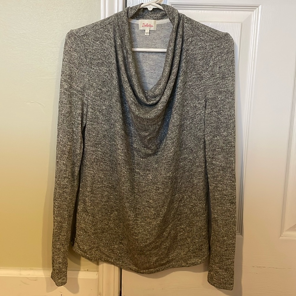 Anthropologie Deletta cowl neck light sweater